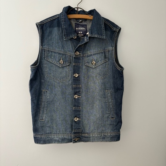 Bluenotes Denim Vest Women’s M Vintage Streetwear - Picture 1 of 10